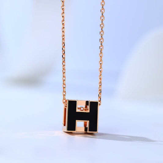 [Raffine] COLLAR DE ORO ROSA H CAGE