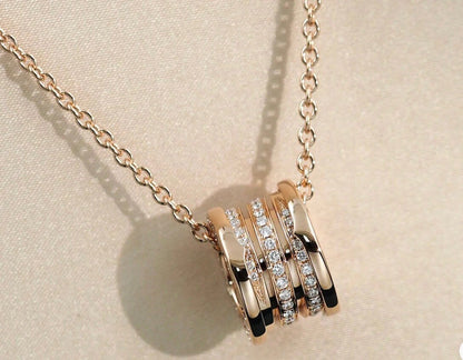 [Raffine]ZERO 1 PINK GOLD DIAMOND NECKLACE