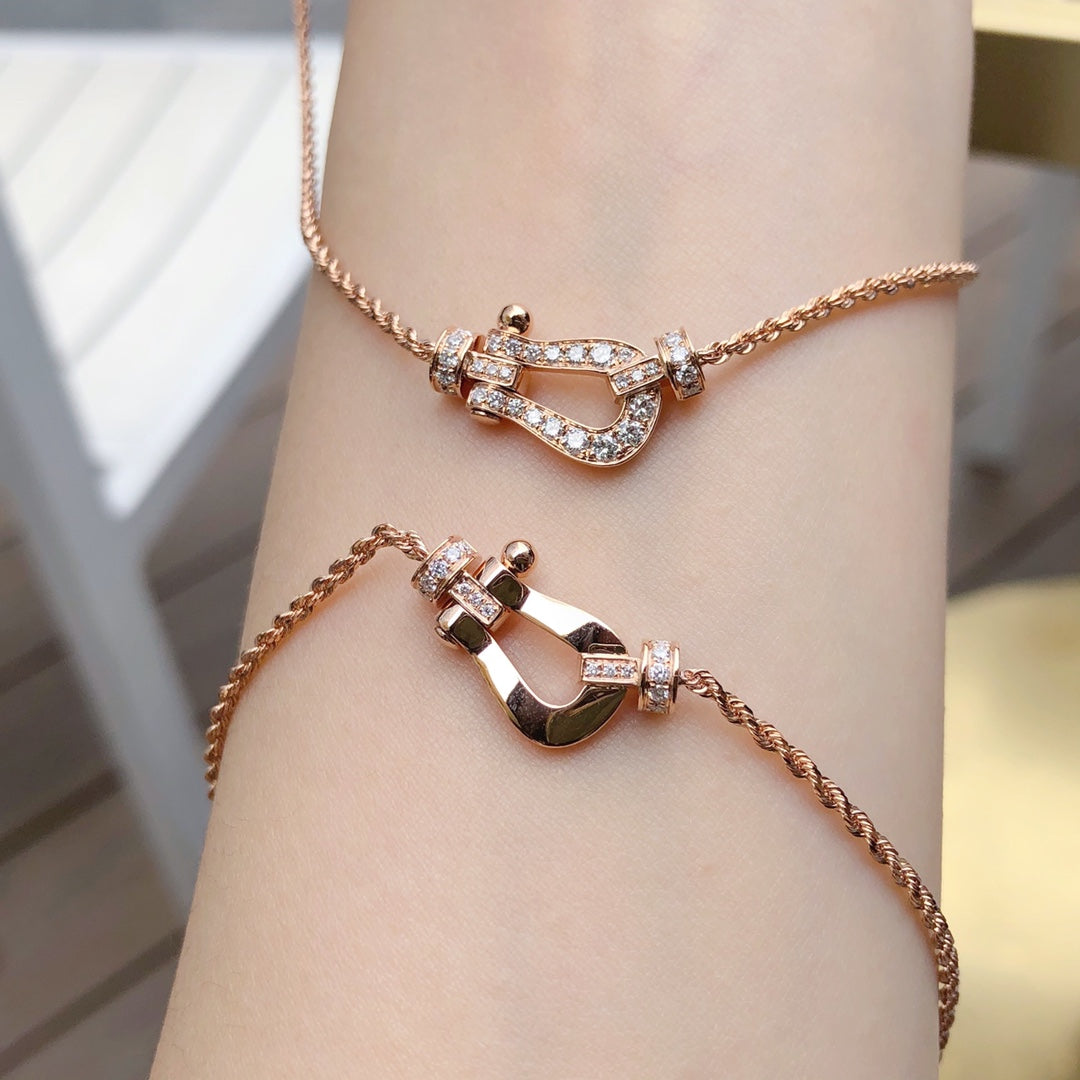 [Raffine]FORCE 10 PINK GOLD DIAMOND NECKLACE