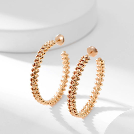 [Raffine]CLASH HOOP EARRINGS