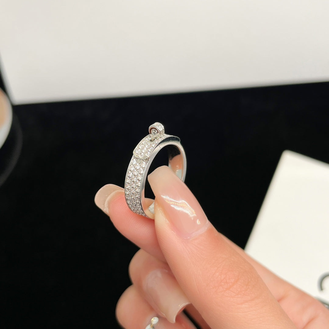 [Raffine]KELLY SILVER DIAMOND RING
