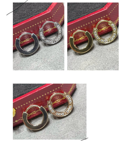 [Raffine]LOVE DIAMOND EARRINGS