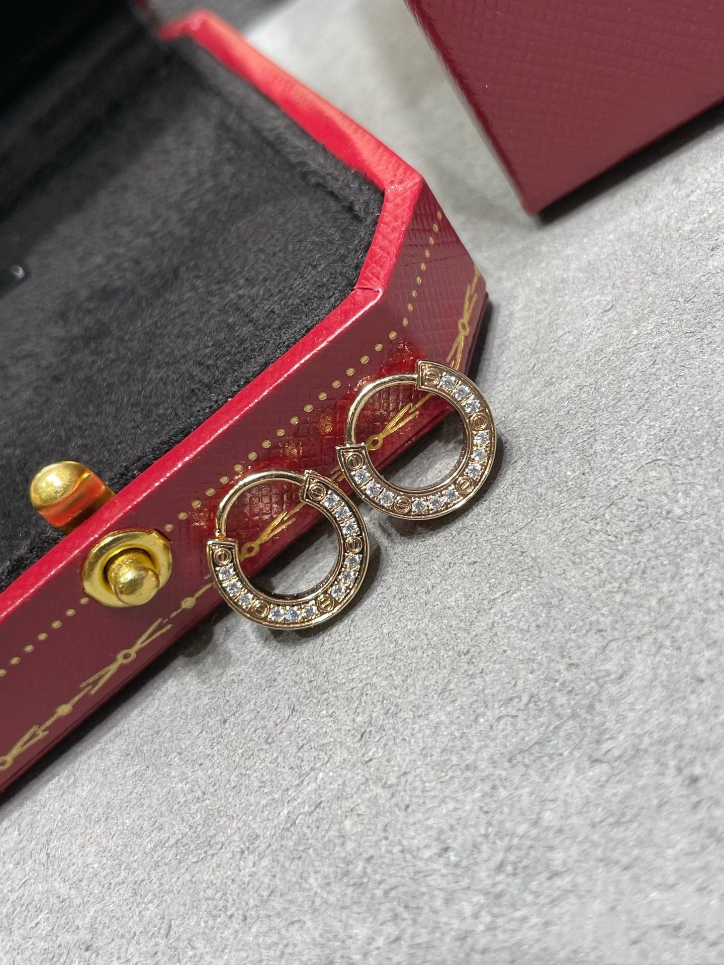 [Raffine]LOVE DIAMOND EARRINGS