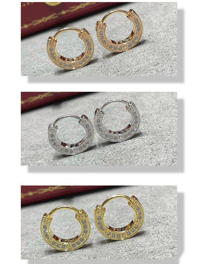 [Raffine]LOVE DIAMOND EARRINGS