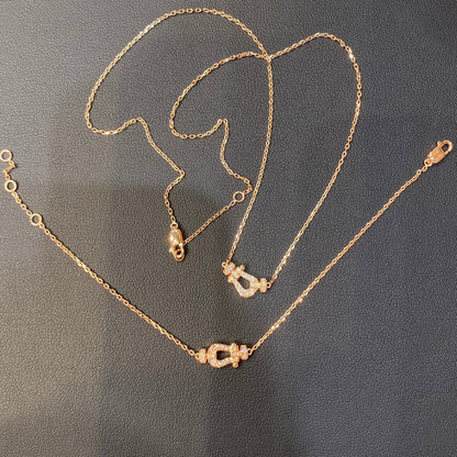 [Raffine]FORCE 10 DIAMOND PINK GOLD NECKLACE MINI MODEL