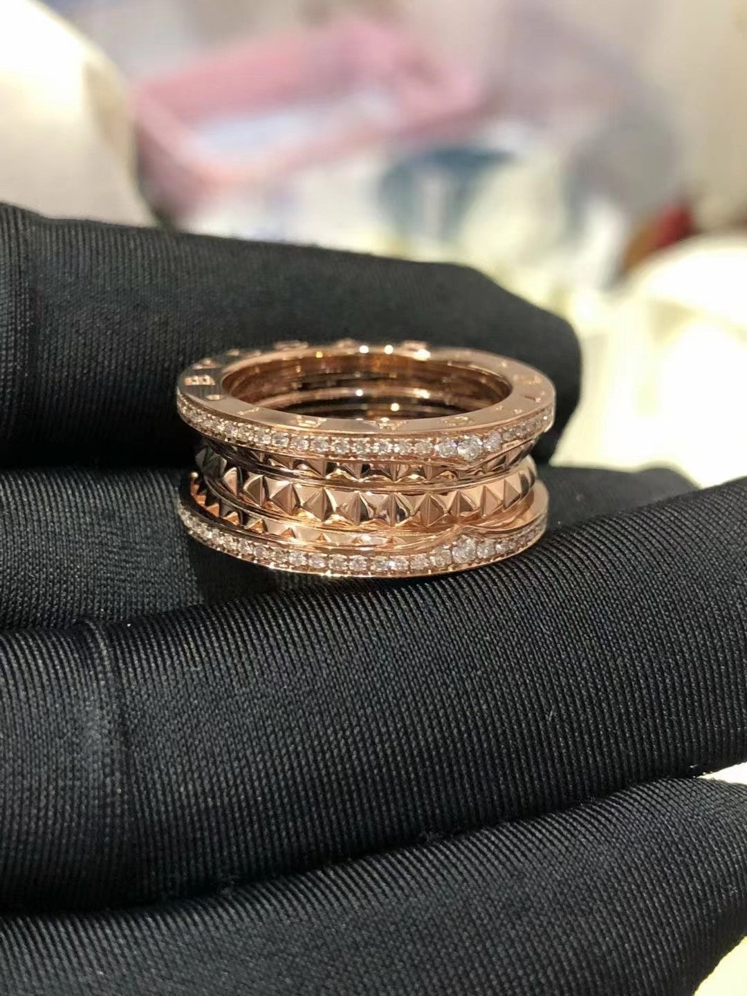 [Raffine]ZERO 1 ROCK DIAMOND PINK GOLD
