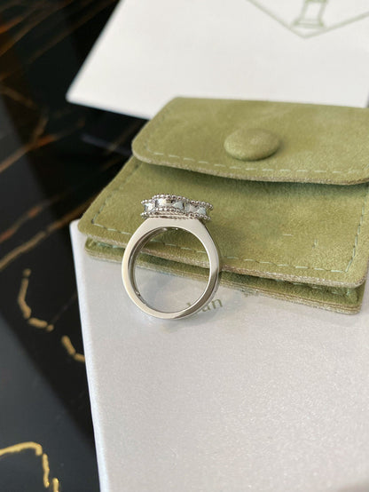 [Raffine]Anillo de plata de trébol