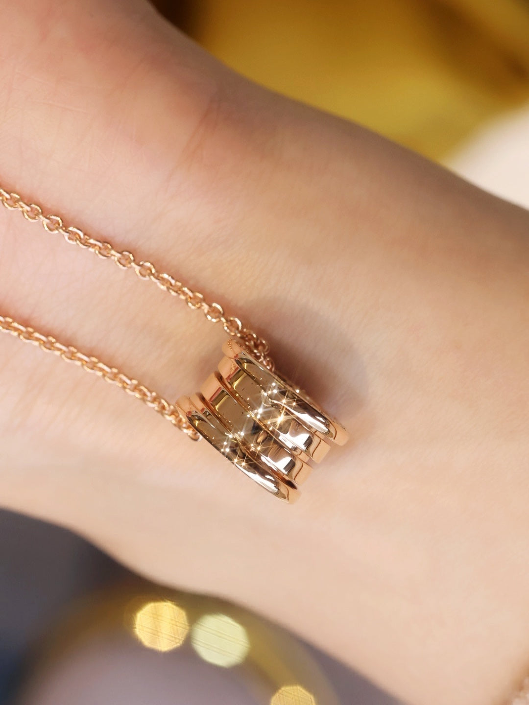 [Raffine]ZERO 1 PINK GOLD NECKLACE