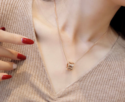 [Raffine]ZERO 1 PINK GOLD NECKLACE