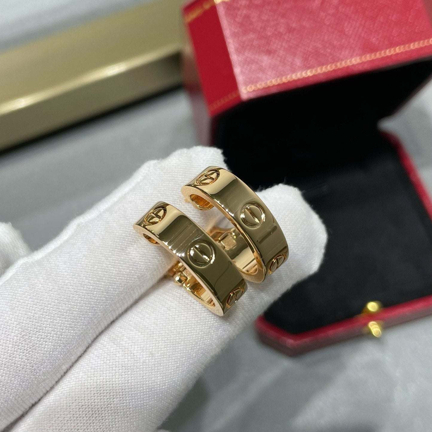 [Raffine]LOVE 5.5MM EARRINGS