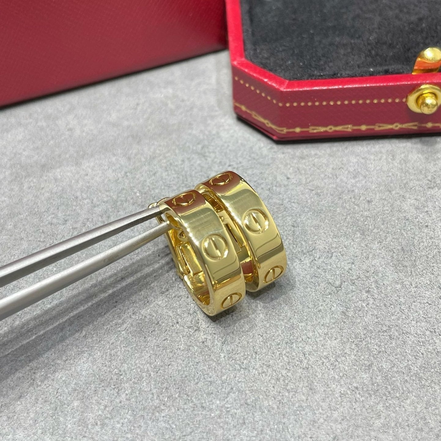 [Raffine]LOVE 5.5MM EARRINGS