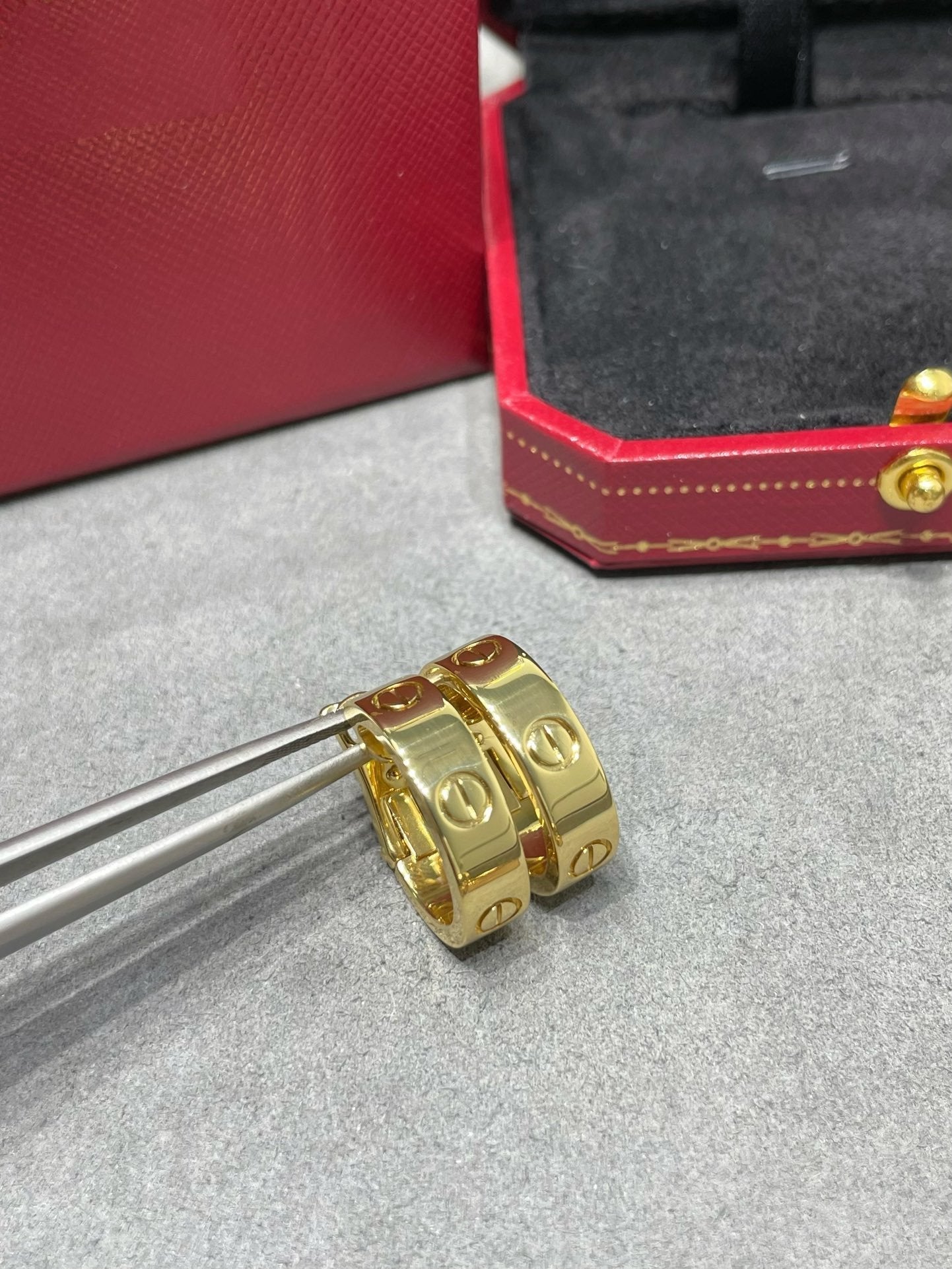 [Raffine]LOVE 5.5MM EARRINGS
