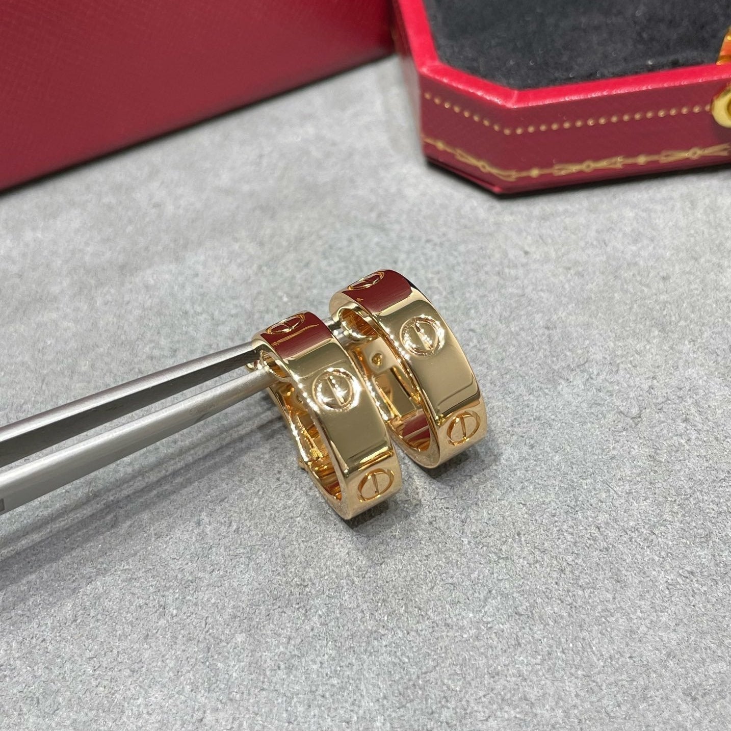 [Raffine]LOVE 5.5MM EARRINGS