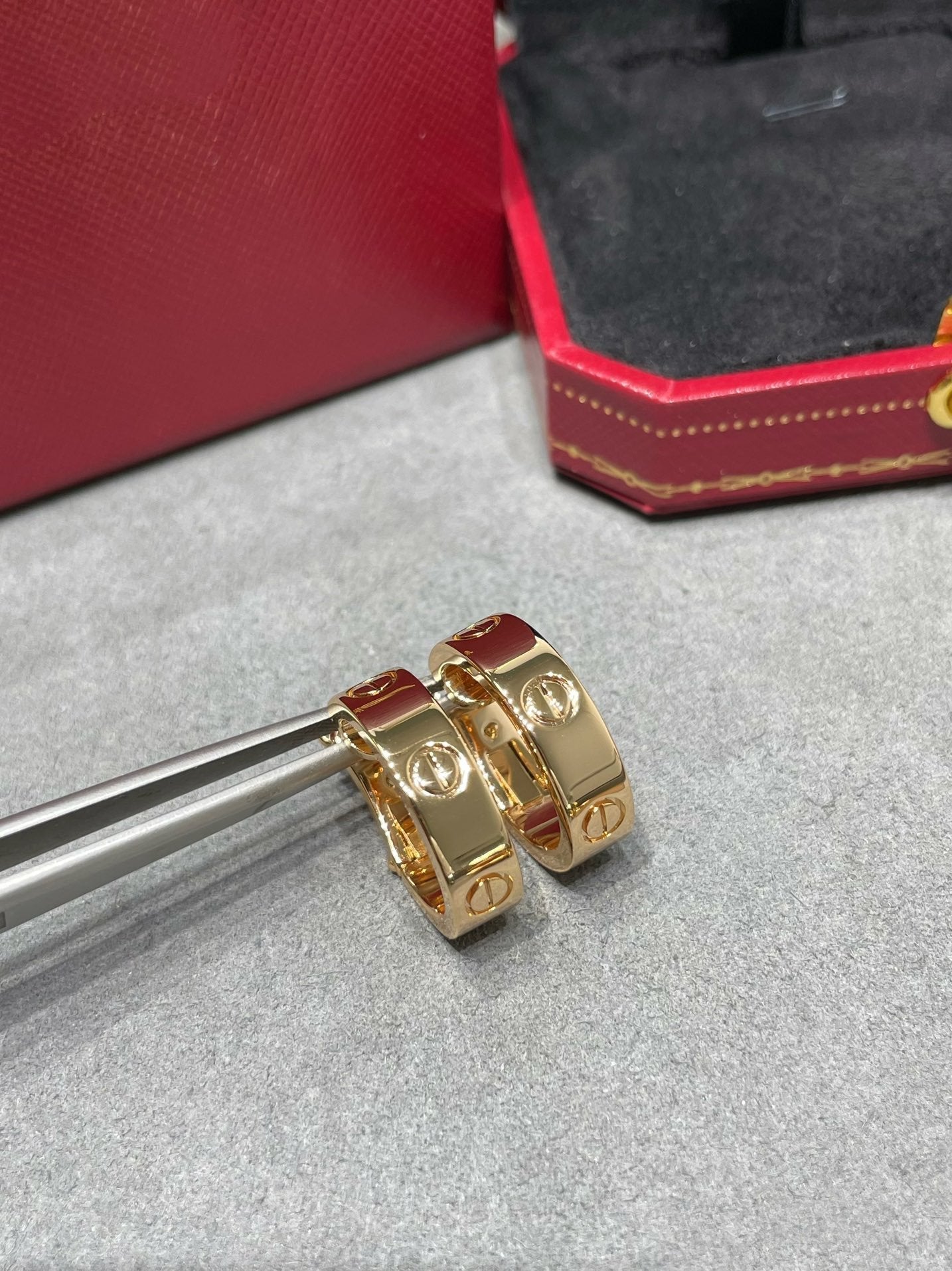 [Raffine]LOVE 5.5MM EARRINGS