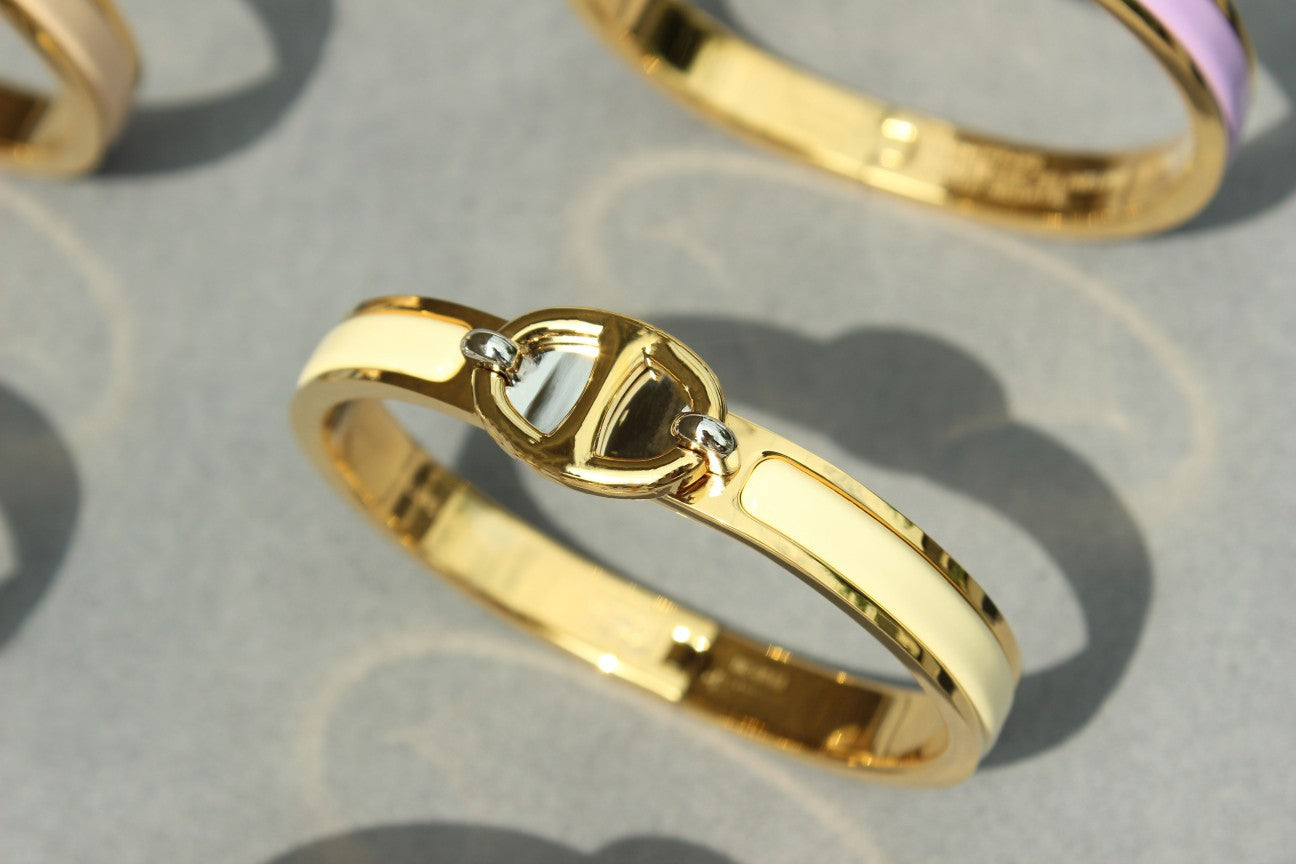 [Raffine]CLIC CHAINE GOLD BRACELET