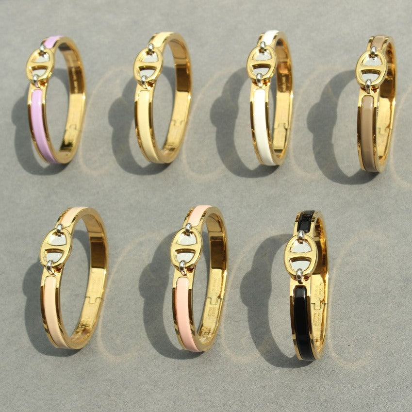 [Raffine]CLIC CHAINE GOLD BRACELET