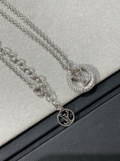 [Raffine]BY NIGHT DIAMOND PAVED NECKLACE