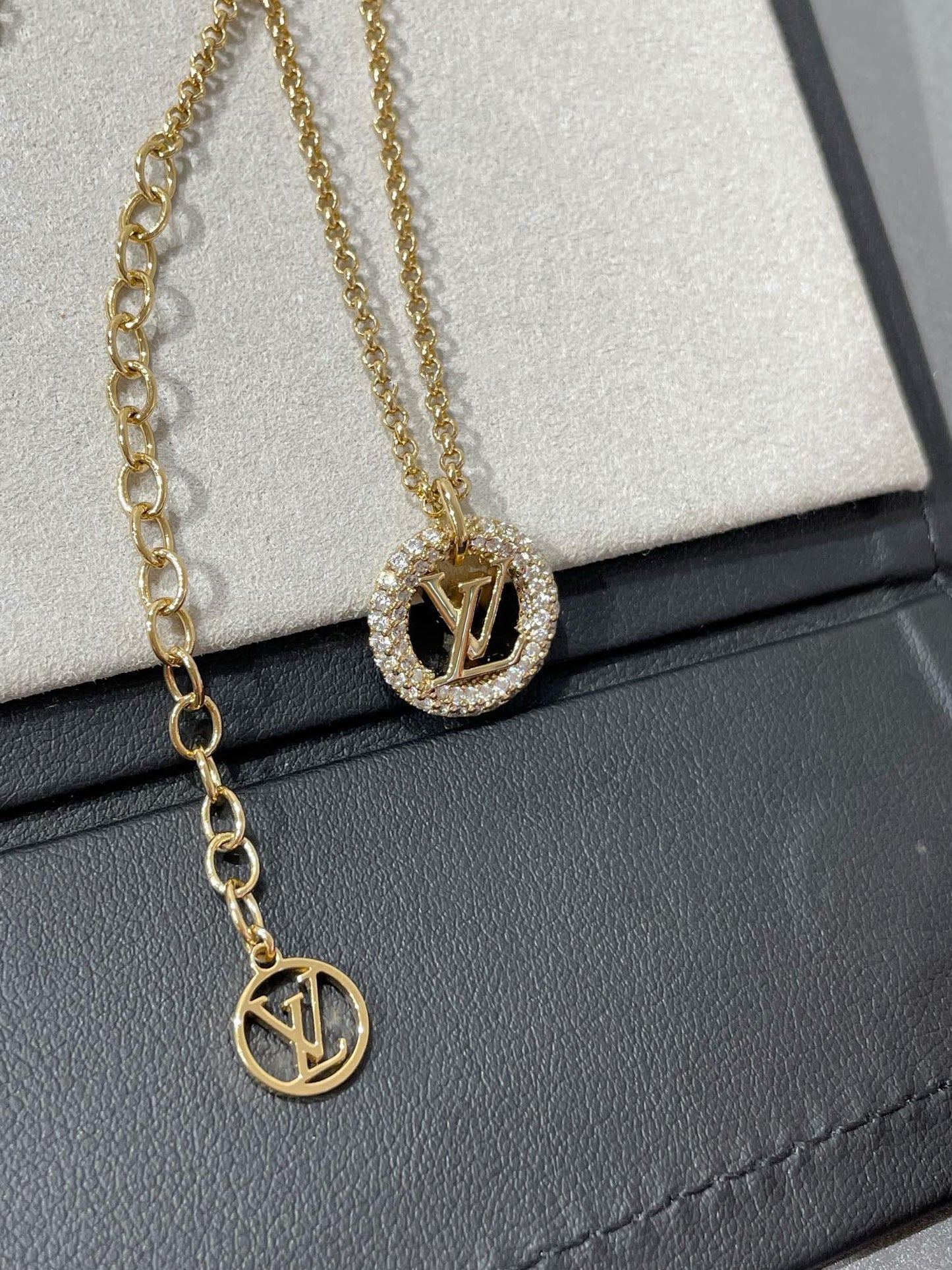 [Raffine]BY NIGHT DIAMOND PAVED NECKLACE