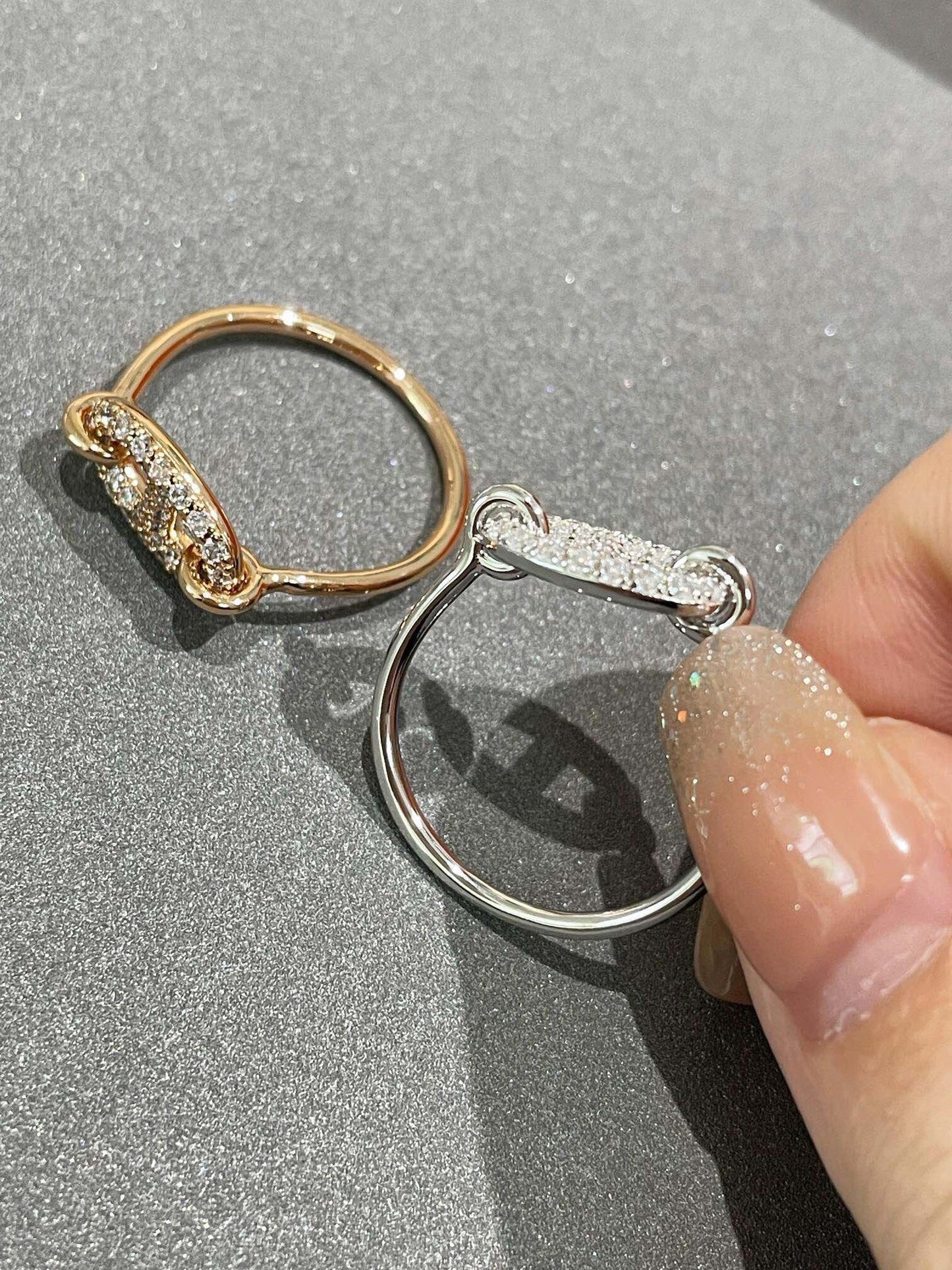 [Raffine]RONDE SMALL DIAMOND RING