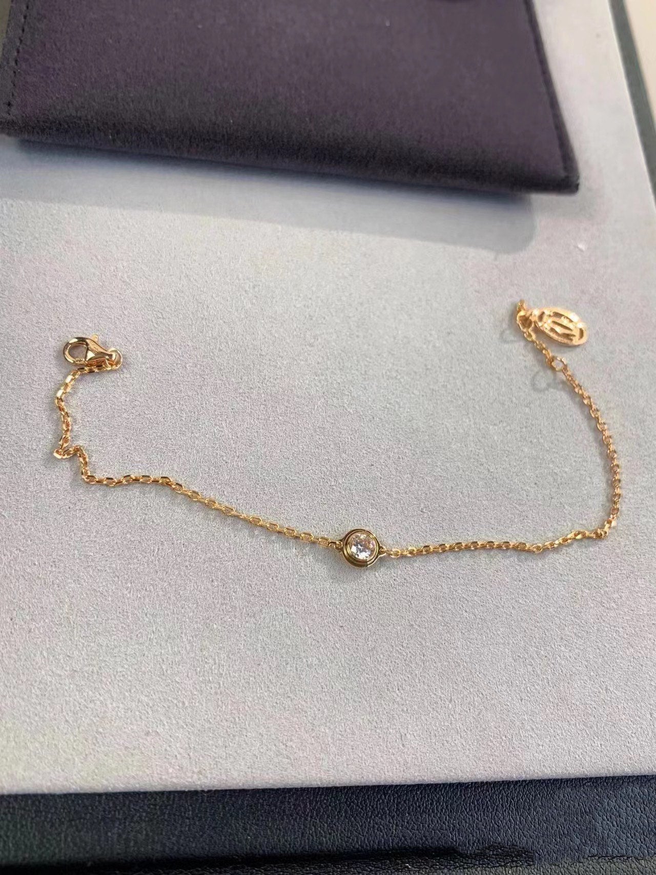 [Raffine]DAMOUR DIAMOND LINK BRACELET