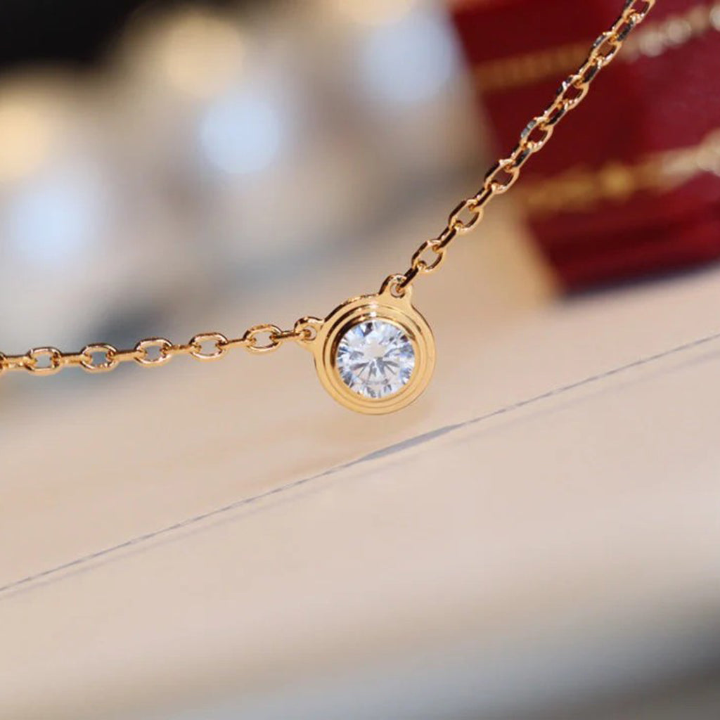 [Raffine]DAMOUR DIAMOND NECKLACE