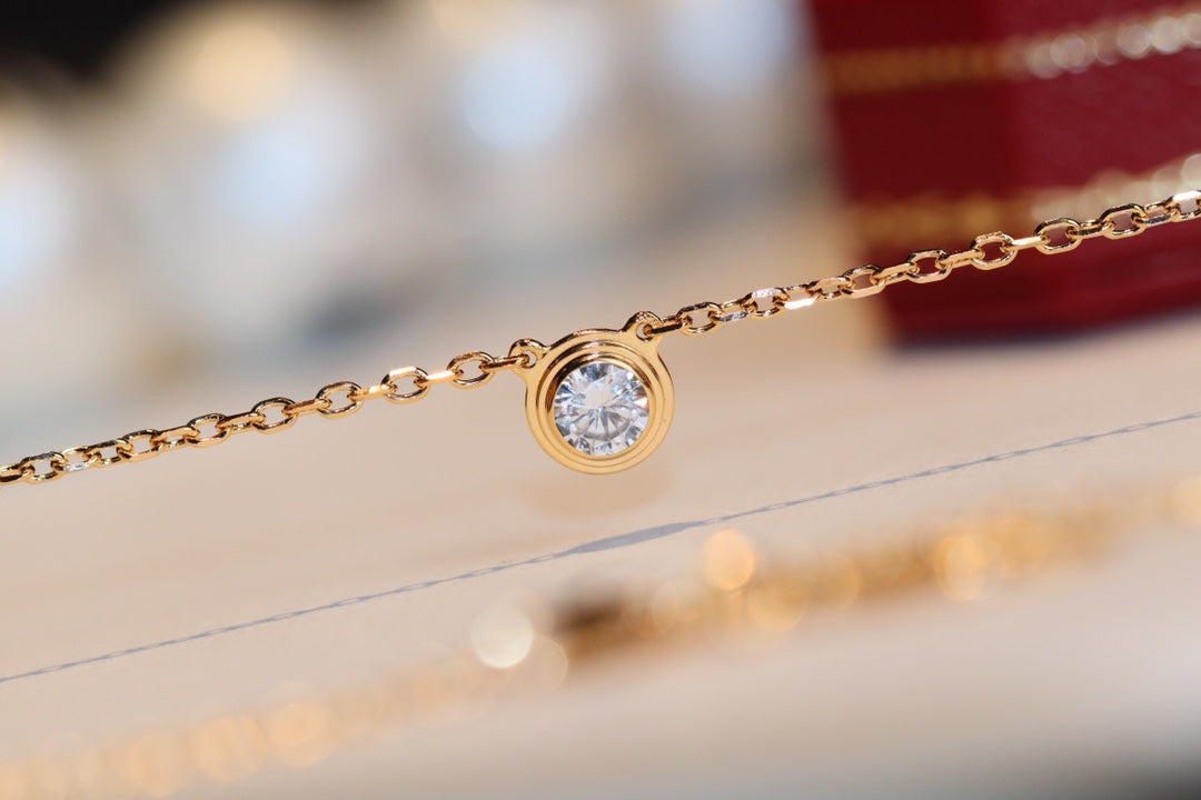 [Raffine]COLLAR DE DIAMANTES DAMOUR
