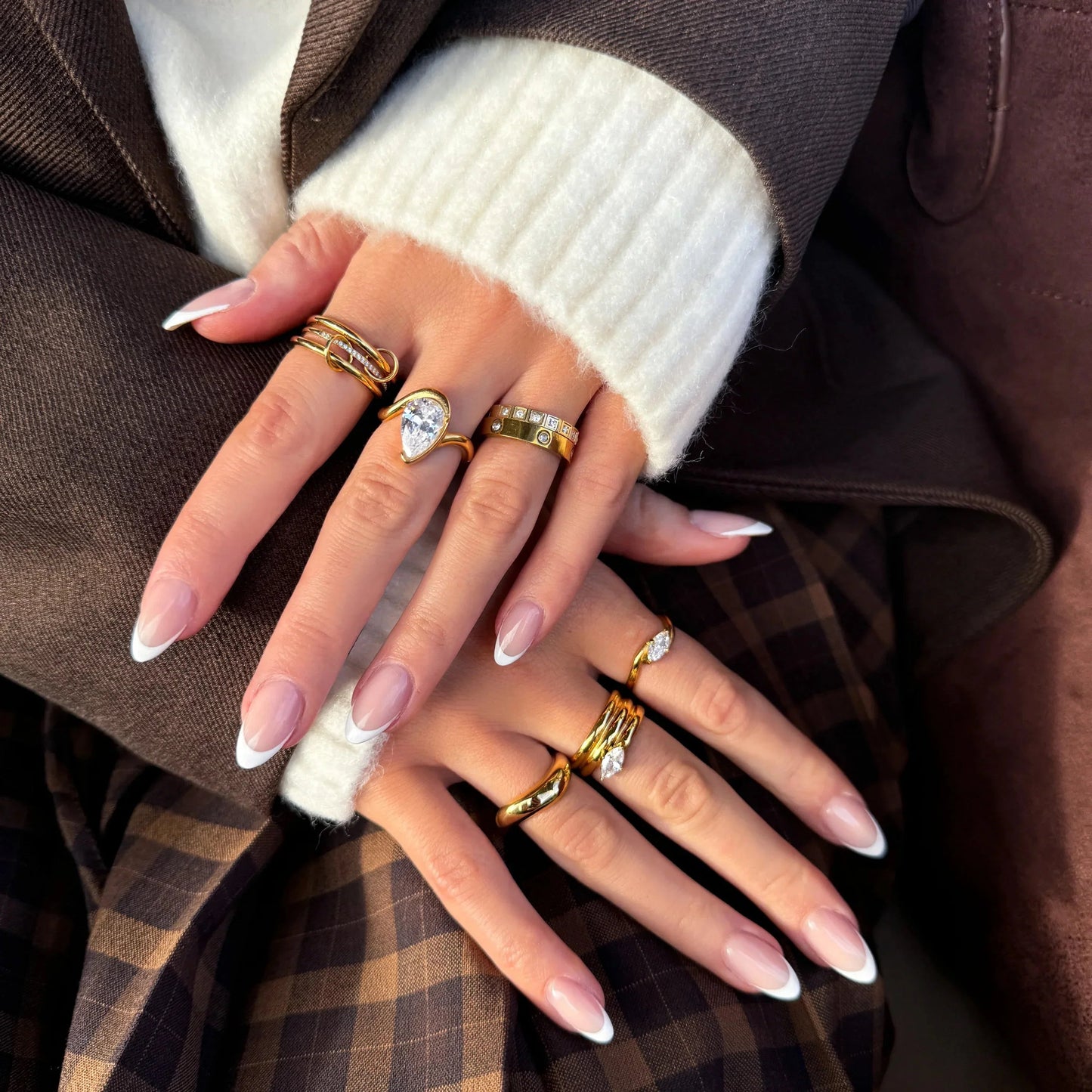 [Raffine]Dara Diamond Ring Stack