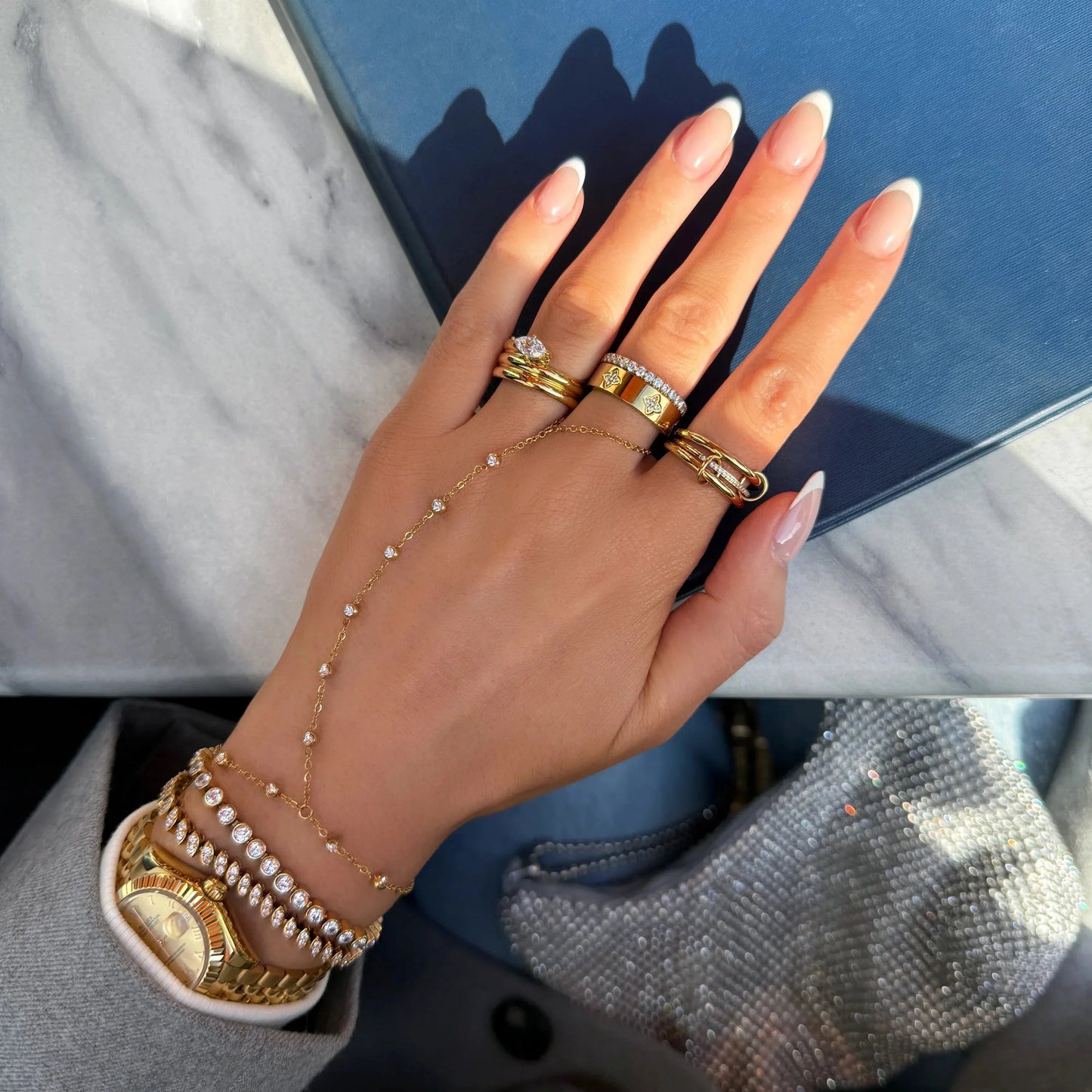 [Raffine]Dara Diamond Ring Stack