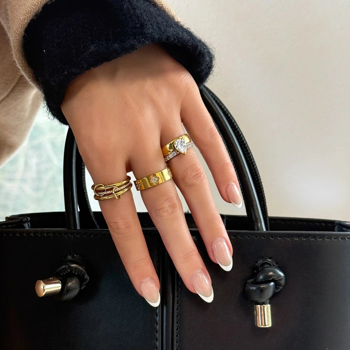 [Raffine]Dara Diamond Ring Stack
