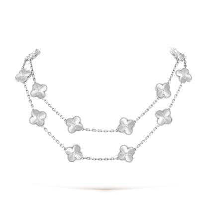 [Raffine]TREBOL 20 MOTIVOS LÁSER PLATA