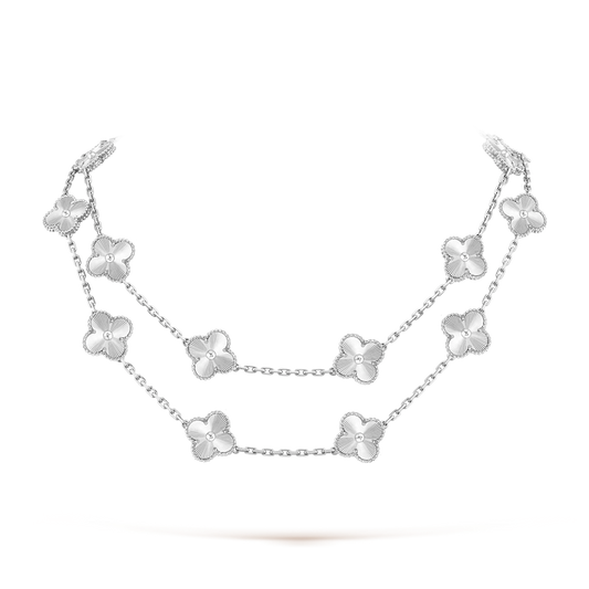 [Raffine]TREBOL 20 MOTIVOS LÁSER PLATA