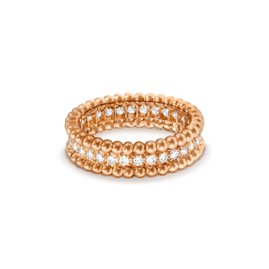 [Raffine]PERLEE DIAMOND ROSE GOLD RING