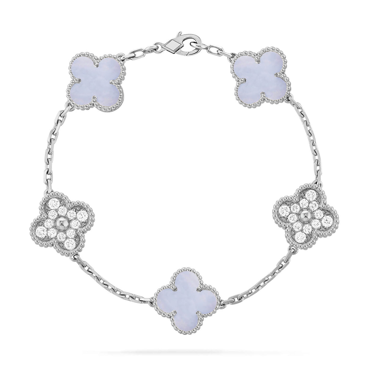 [Raffine] CLOVER 5 MOTIV LILA CHALZEDON ARMBAND KOLLEKTION