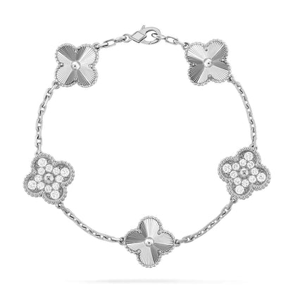 [Raffine] مجموعة سوار CLOVER 5 MOTIF LASER