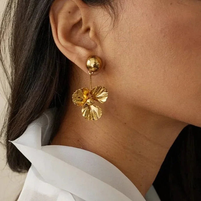 [Raffine]Andrea Gold Earrings