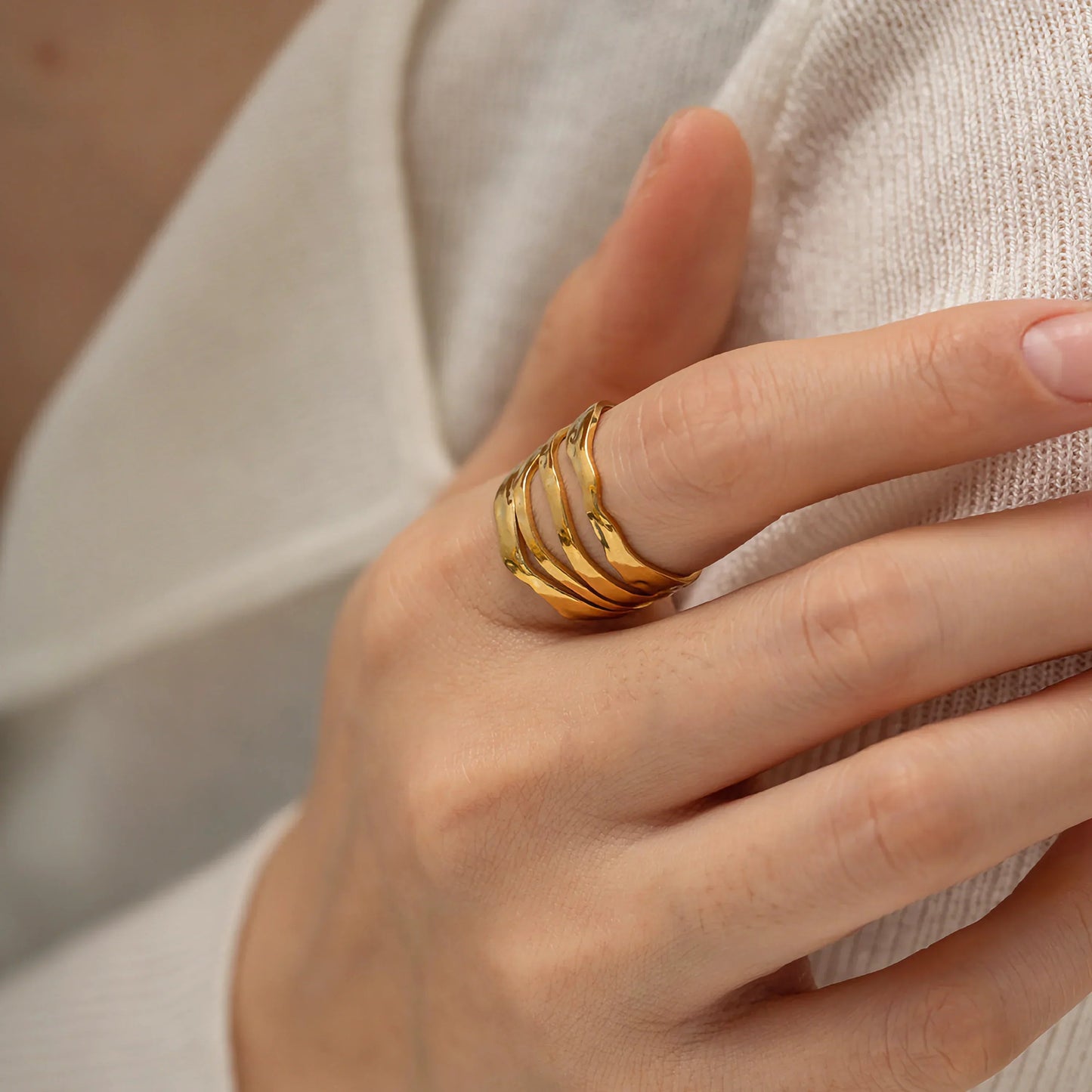 [Raffine]Cass Gold Ring