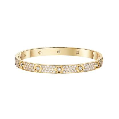 [Raffine]LOVE BRACELET 6.1MM DIAMOND-PAVED 10 BIG DIAMONDS