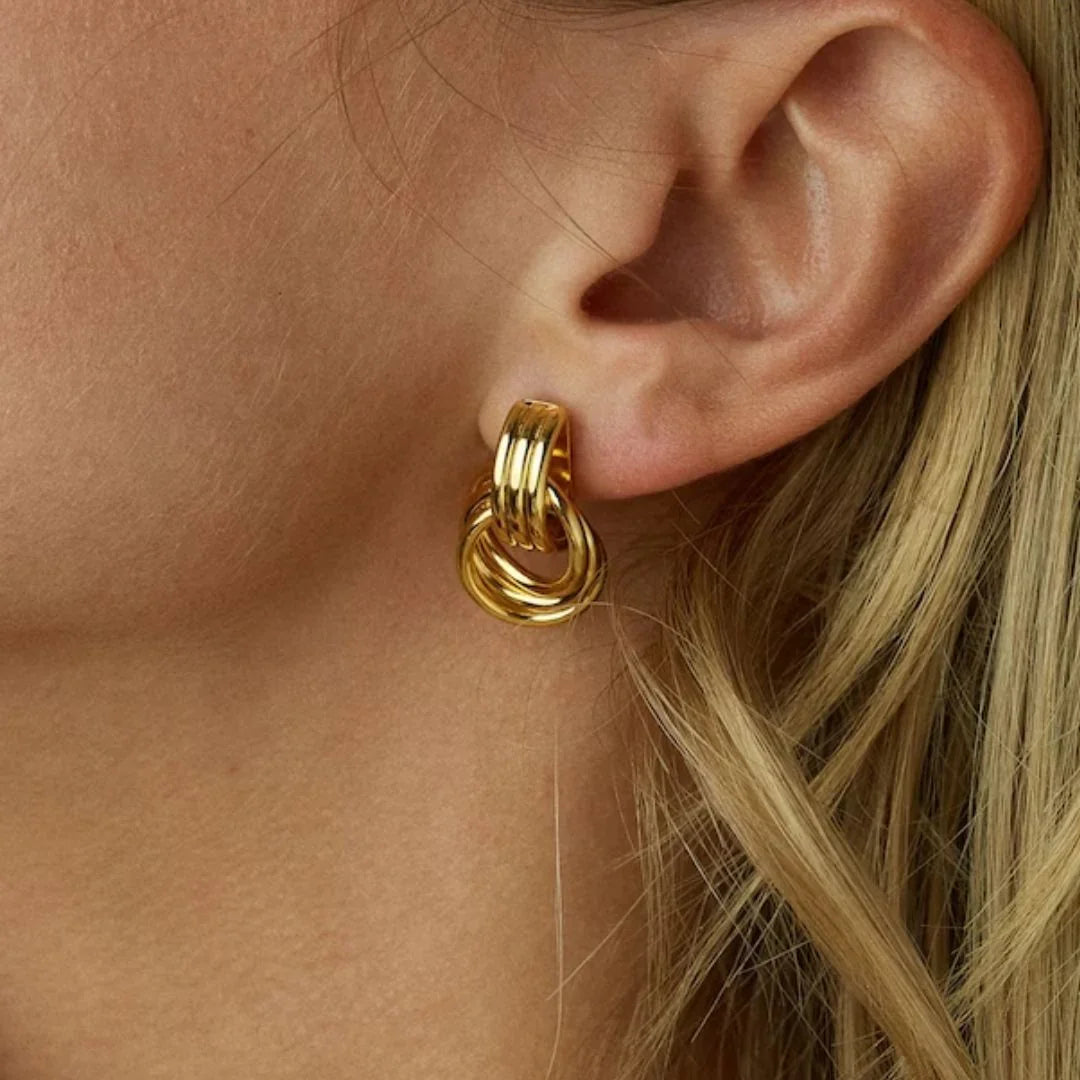 [Raffine]Luna Layered Hoop Earrings