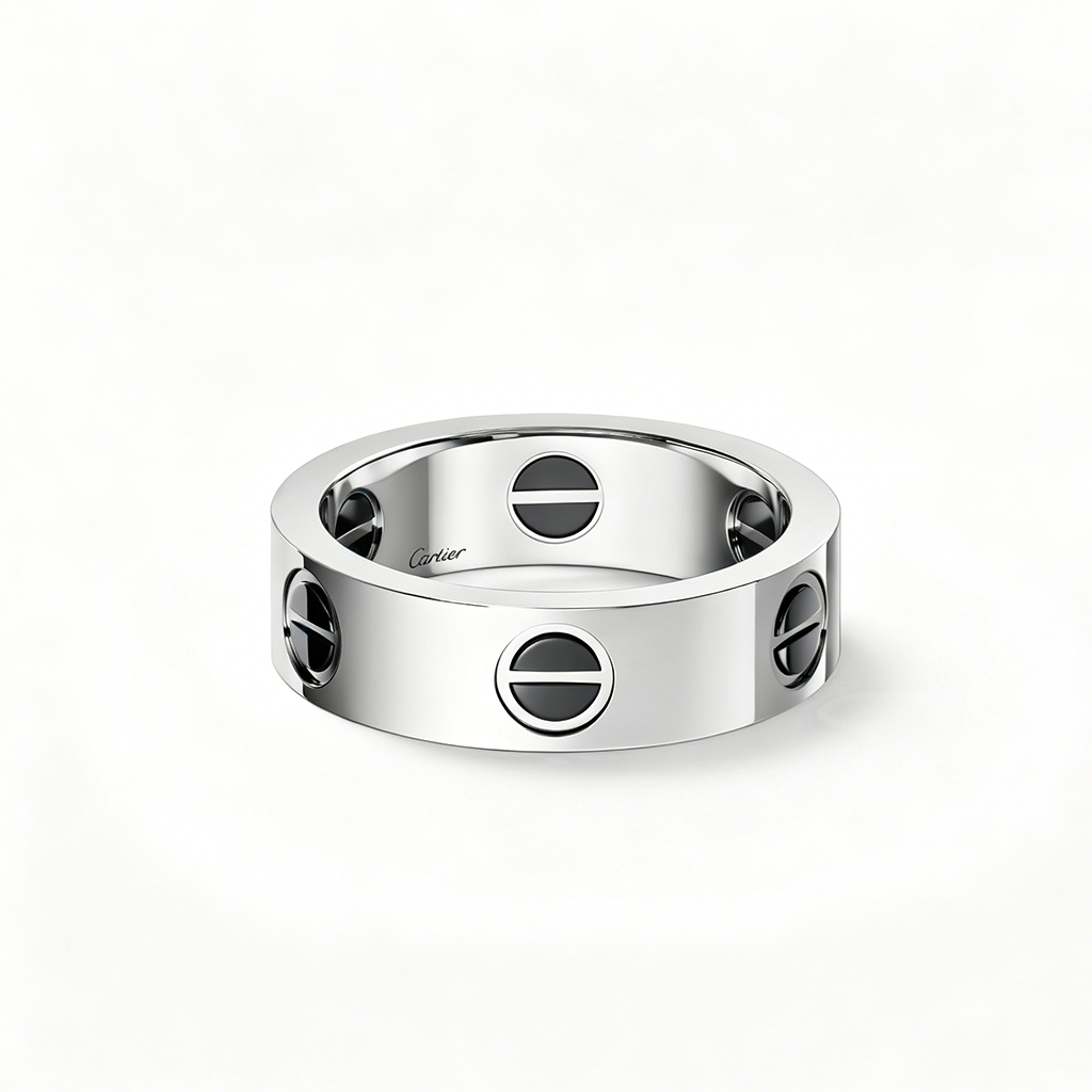 [Raffine]LOVE RING 5.5MM NO DIAMONDS  CERAMIC