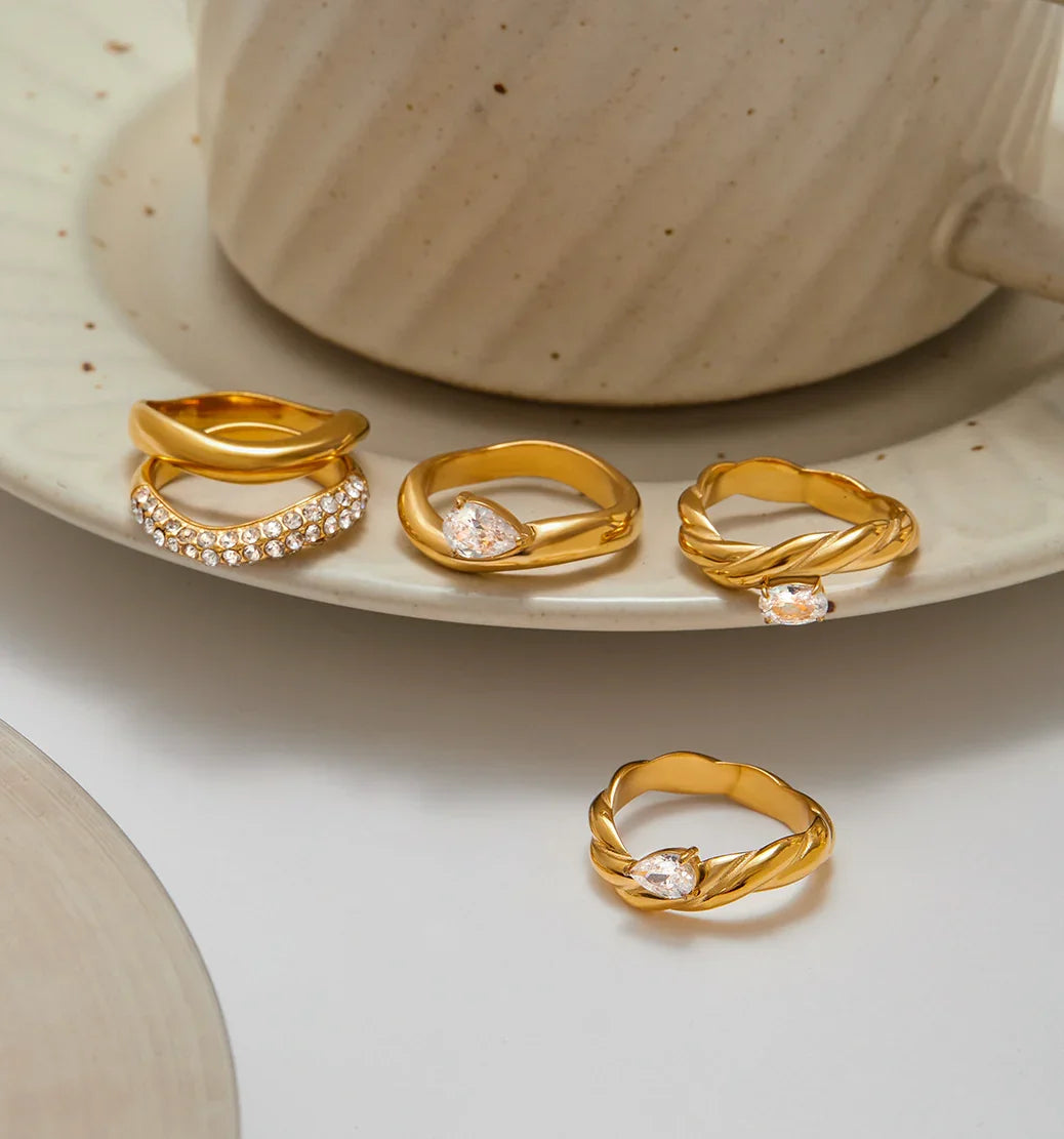 [Raffine]Noemi Curated Ring Stack Collection