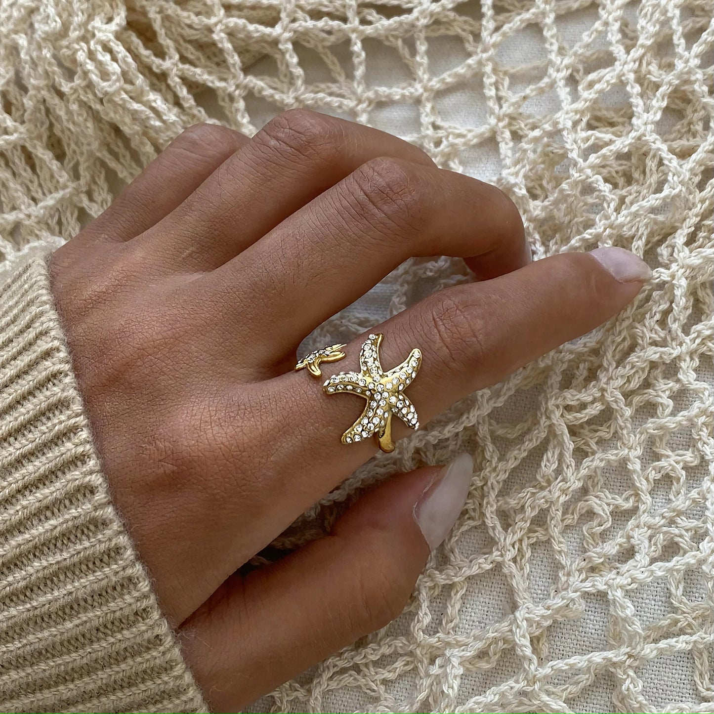 [Raffine]Marina Starfish Diamond Ring