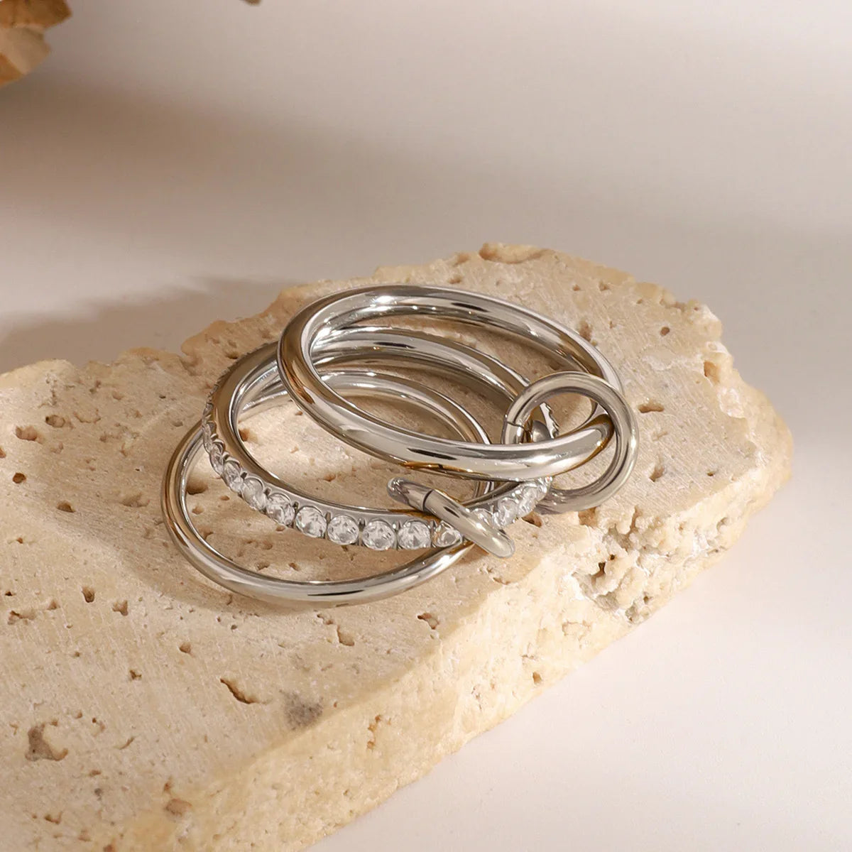 [Raffine]Emmanuelle Diamond Ring Stack