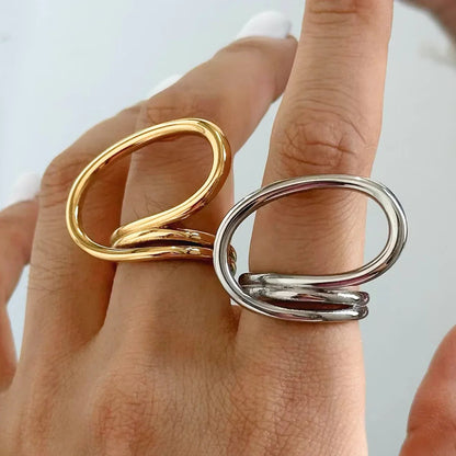 [Raffine]Meri Contemporary Gold Ring