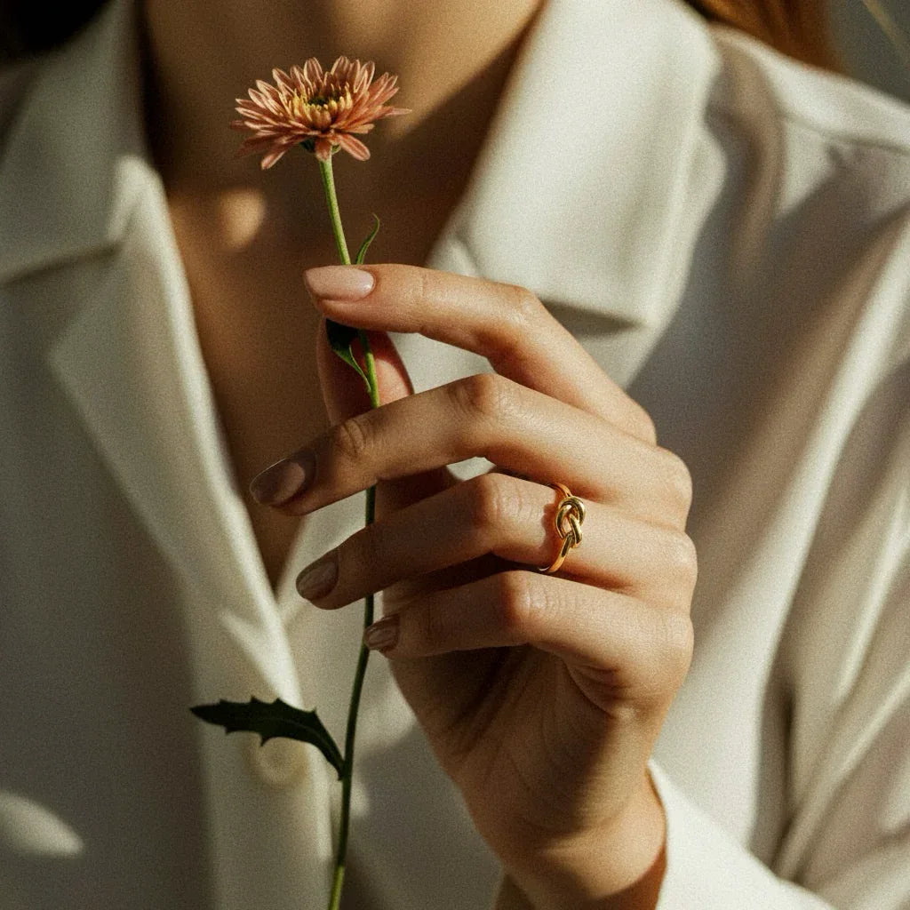 [Raffine]Bellara Gold Knot Ring
