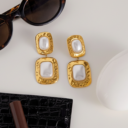 [Raffine]Trixie Chunky Pearl Drop Earrings