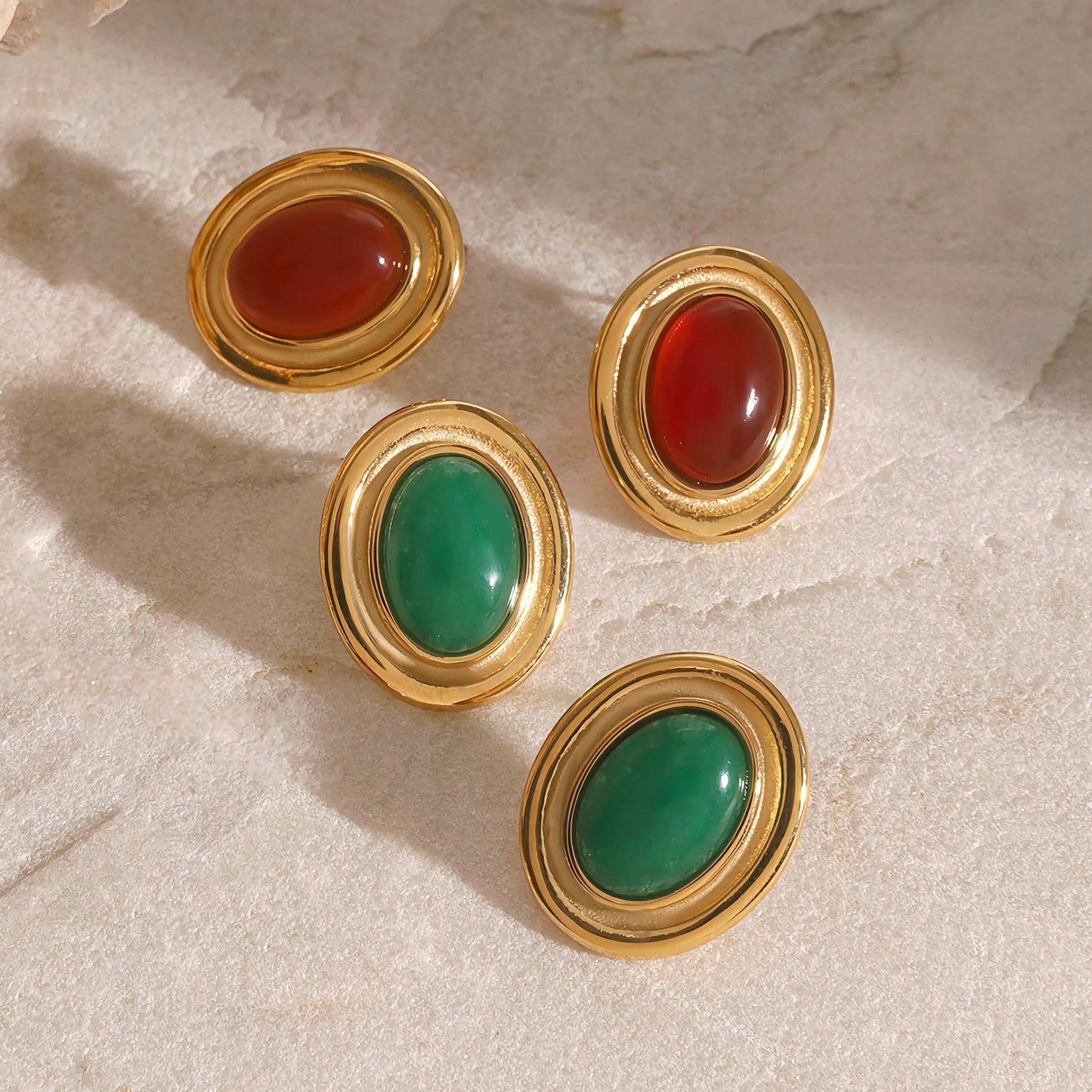 [Raffine]Fresca Gemstone Earrings
