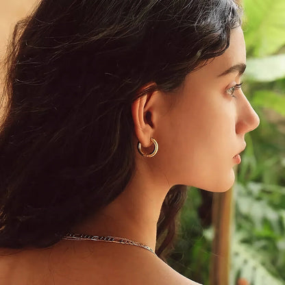 [Raffine]Bold Round Hoops