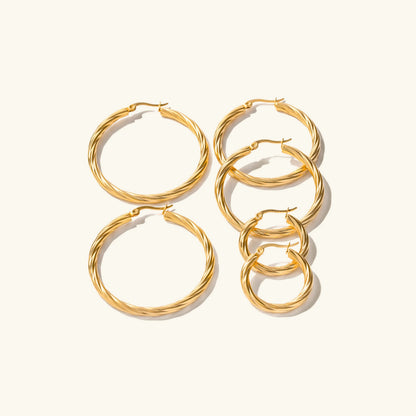 [Raffine]Zephy Hoop Earrings