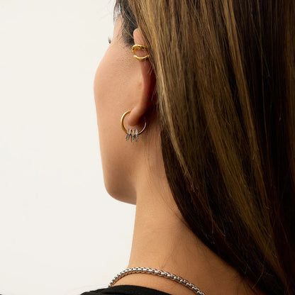 [Raffine]Rosiel Gold Ear Cuff Earrings