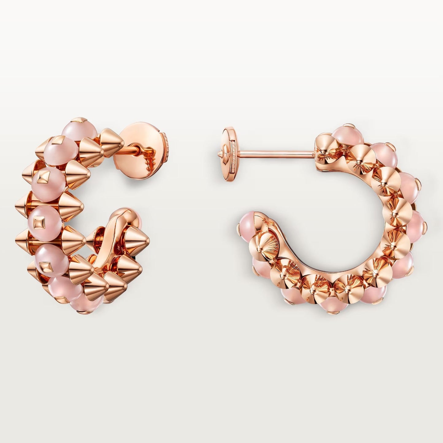 [Raffine]CLASH 7.9MM AGATE CHALCEDONY EARRINGS